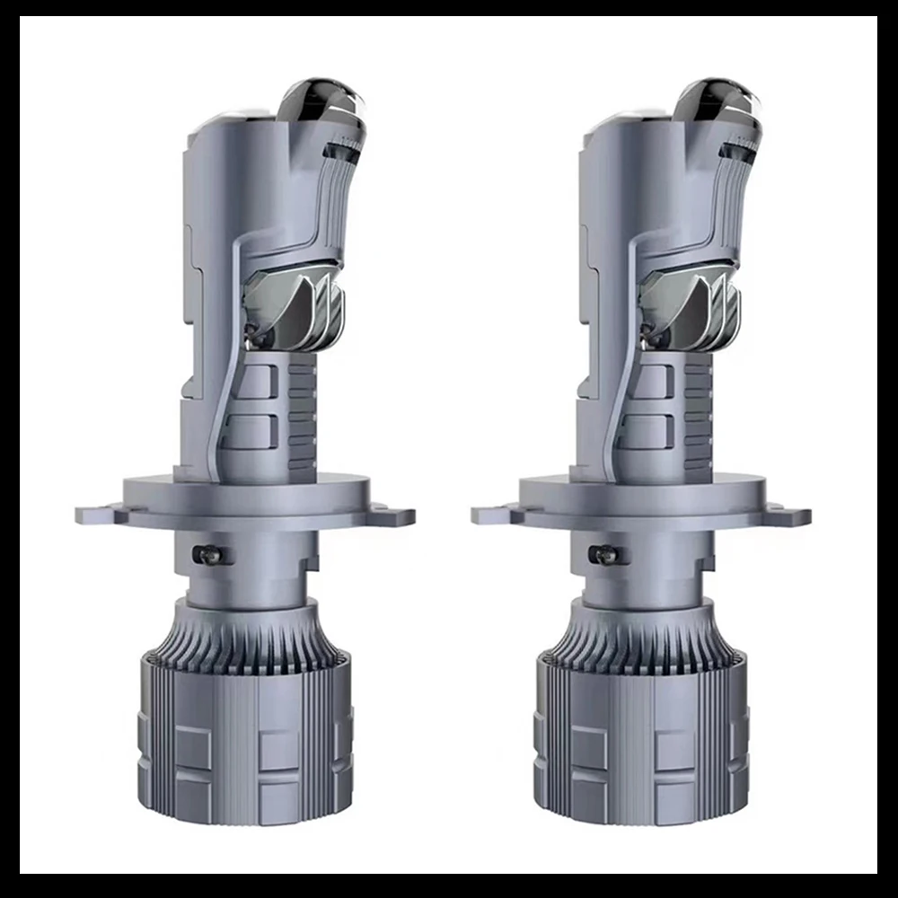 

Мини-автомобильная фара с двойной линзой H4 H7, лампа проектора, светодиодная лампа Canbus 120 Вт, 6000 К, 30000 лм, 12 В, 24 В, фара дальнего/ближнего света для мотоциклов