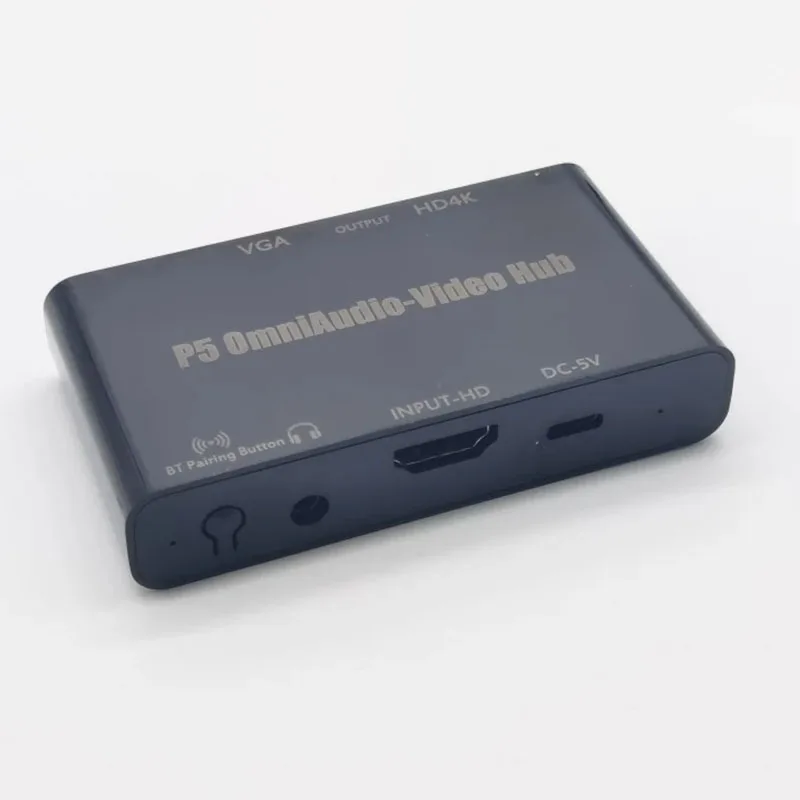 Фото Универсальный аудио-видео хаб P5 для PS5, совместимый со всеми Bluetooth 5.0 наушниками/колонками, поддерживает 4K HD HDMI и VGA. №3