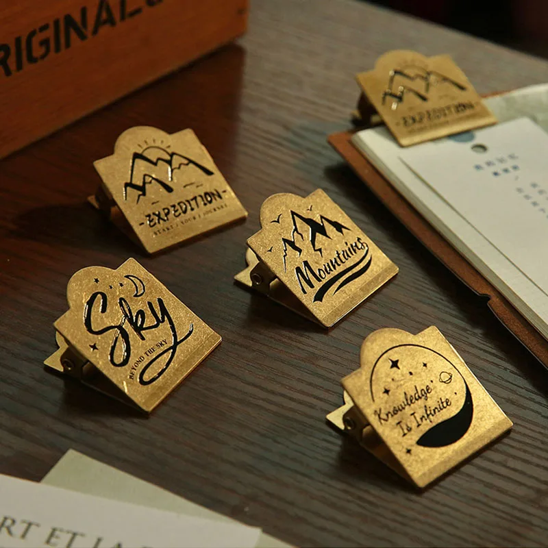 Латунный зажим от производителя для путешествий ноутбука металлический купюр