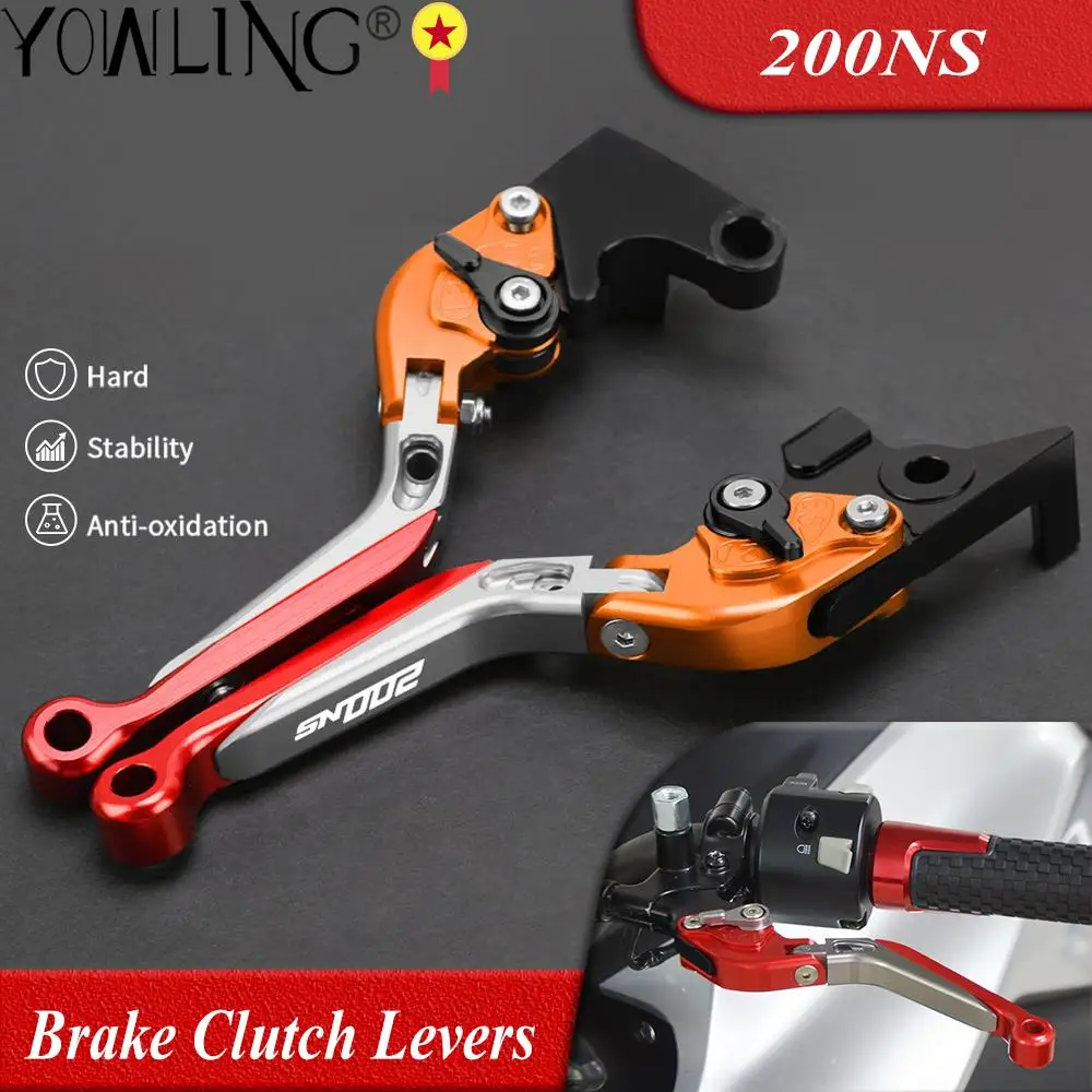 

Motorcycle Accessories Adjustable Folding Extendable Brake Clutch Lever Handle For Bajaj Pulsar 200 NS 200 RS 200 AS 200NS/RS/AS