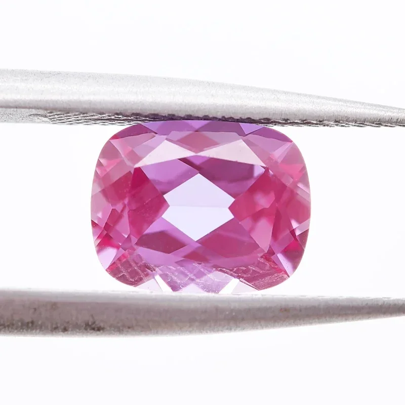 Выращенный в лаборатории александрит прямоугольная подушка изменение формы