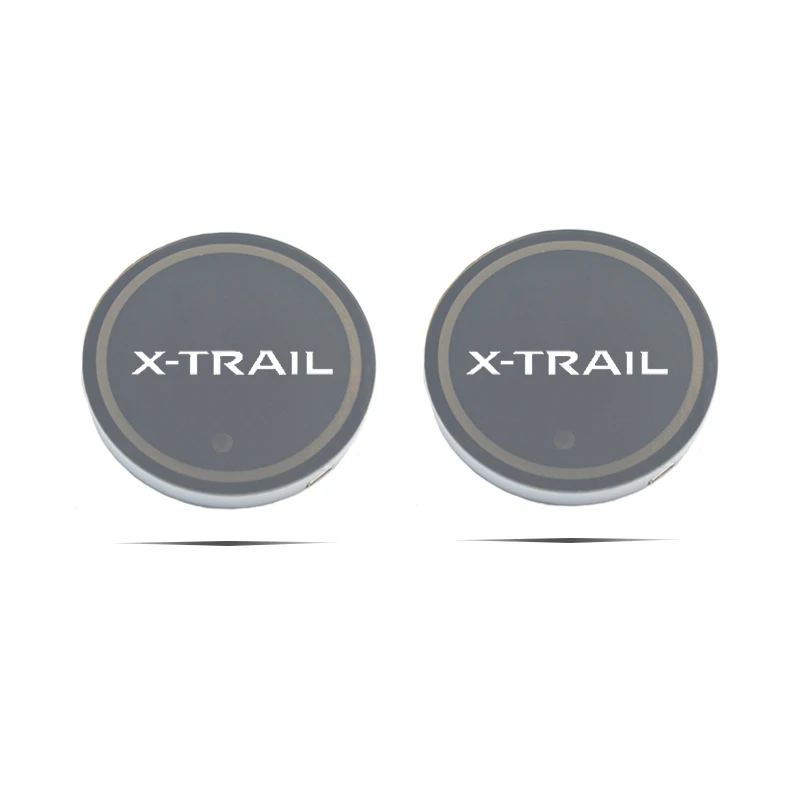 

Светящийся автомобильный держатель для чашки с водой, 7, красочный USB-зарядка, автомобильный светодиодный атмосферный светильник для Nissan Xtrail T30 T31 T32, аксессуары