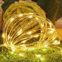 led fairy string lights usb copper wire garland string light strip lamp holiday lighting room wedding christmas party decoration