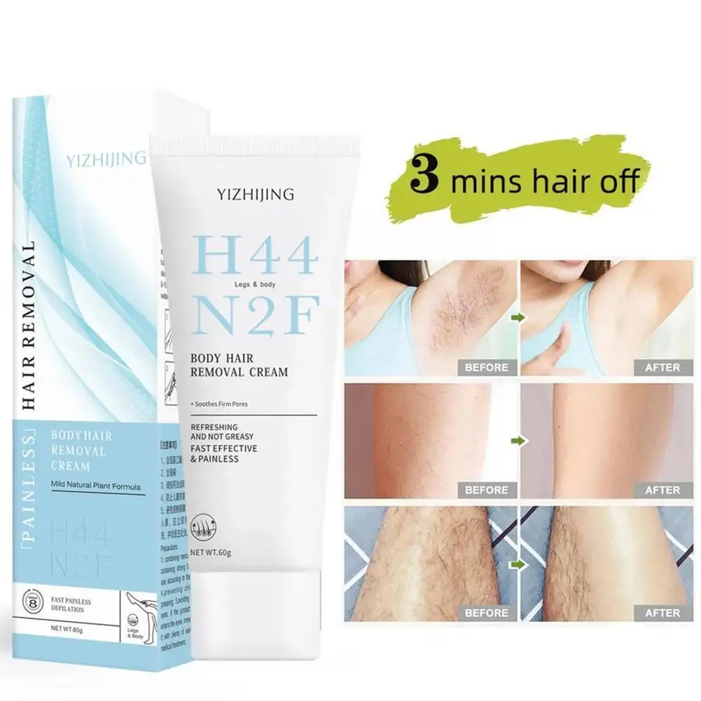 

New Painless Physical Body Hair Removal Cream Effective Armpit Arm Hair Powerful Inhibitor Care Leg Removal Beauty Skin M7X4