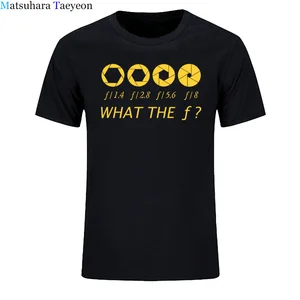 Мужская футболка фотографа-What The F - Stop 100% хлопок повседневные мужские футболки брендовая одежда женская одежда