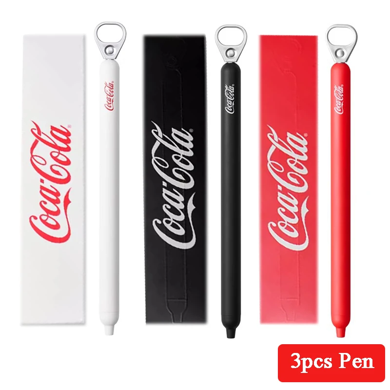 

Kaco Jointly Coca-Cola ручка с тянущим кольцом, низкогравитационная мягкая бочка, двойные наконечники ST, 3s, быстросохнущие гелевые чернильные ручки, креативный подарок, канцелярские принадлежности