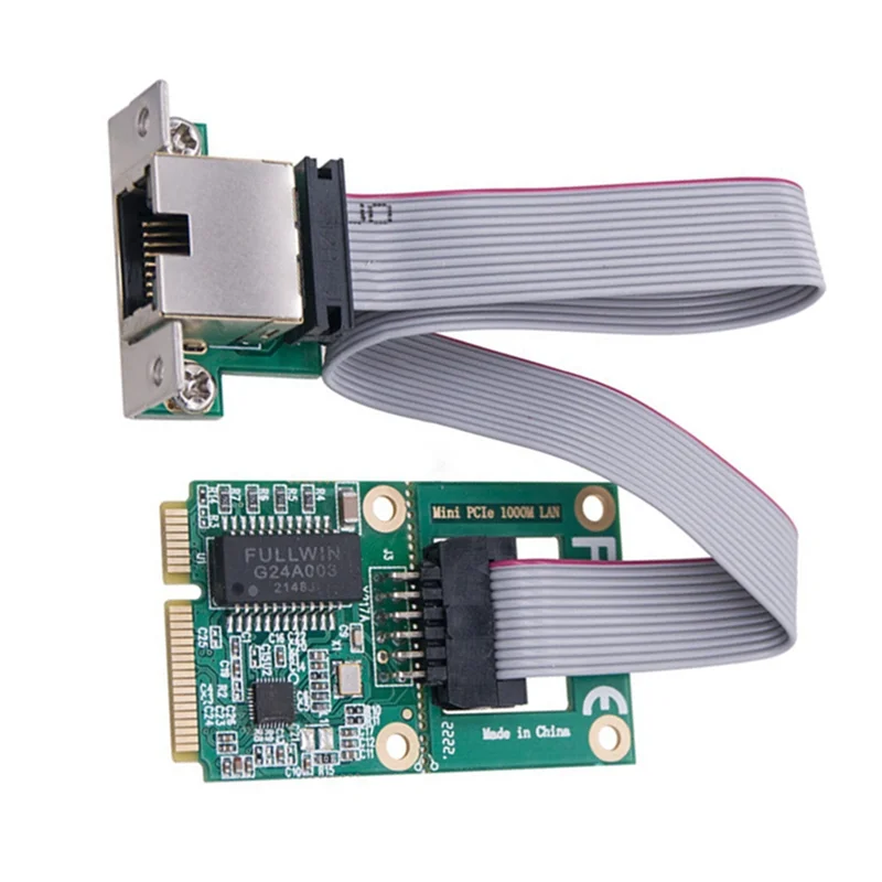 Сетевая мини-карта PCI-E 1000 Мбит/с Gigabit Ethernet адаптер NIC RTL8111F PCI Express 10/100/1000M RJ45 LAN