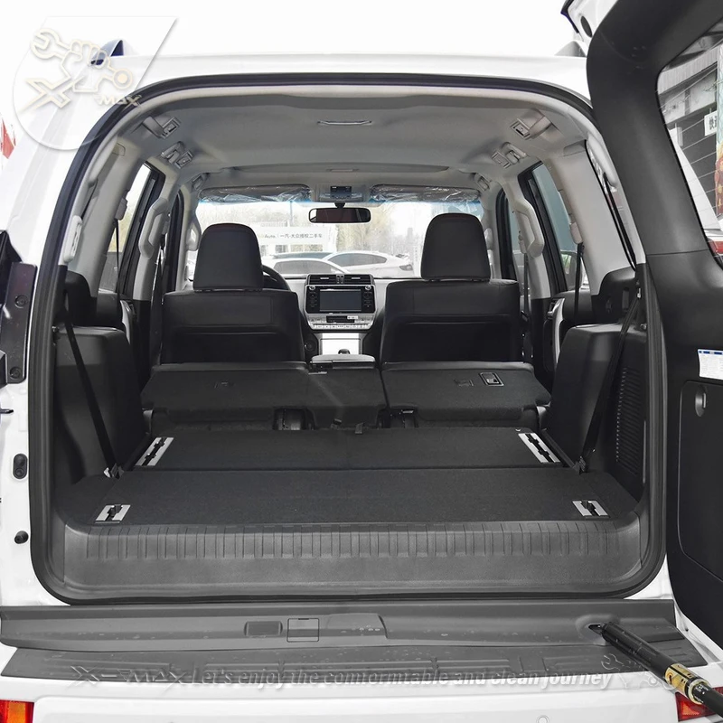 Для Toyota PRADO 2010-2019 специальный коврик для багажника автомобиля всесезонный черный