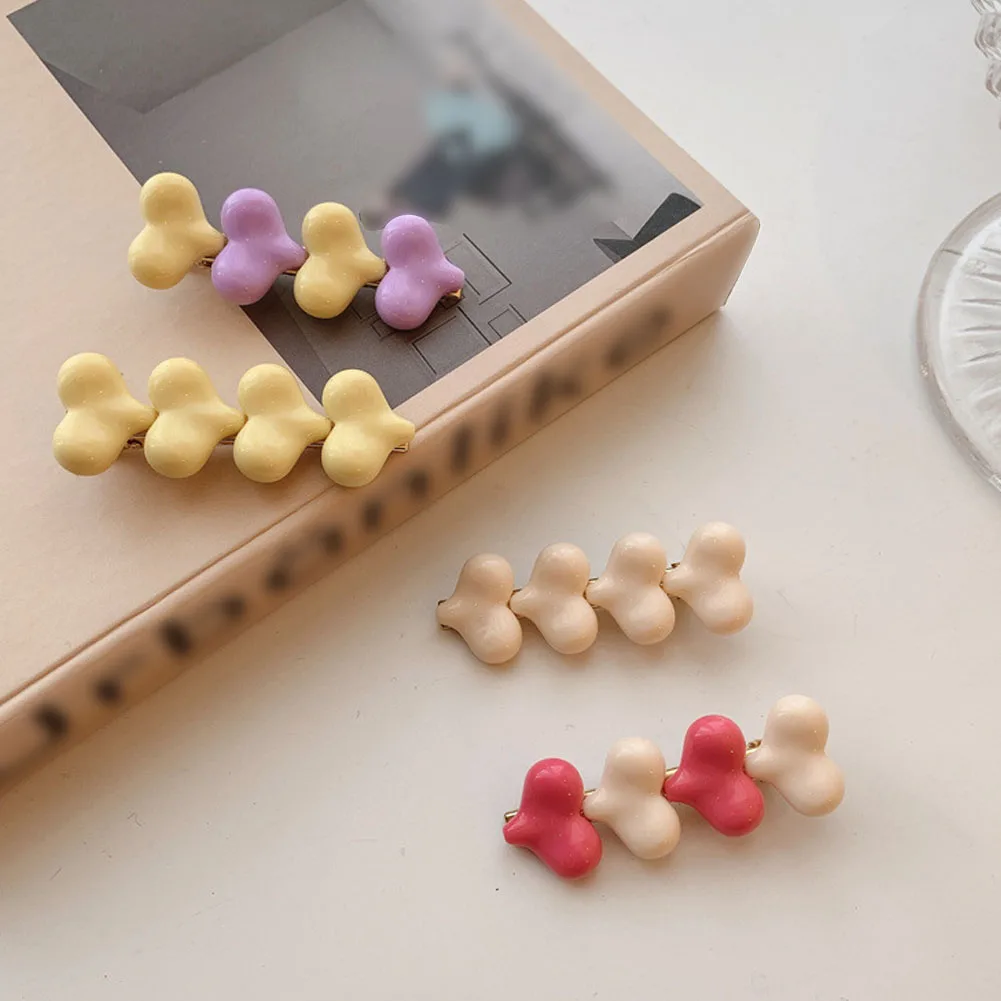 

2Pcs Children's Glitter Heart Hairpin New Girls Hair Headdress Kid's Hair Clip Hair Accessories Bangs Clips Side Clips Headwear