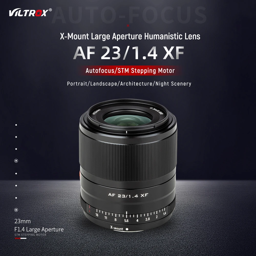 

Viltrox 13mm 23mm 33mm 56mm F1.4 AF Fuji Lens Auto Focus Large Aperture APS-C Lens For Fujifilm X Mount X-T4 X-T20 X-T30 Camera