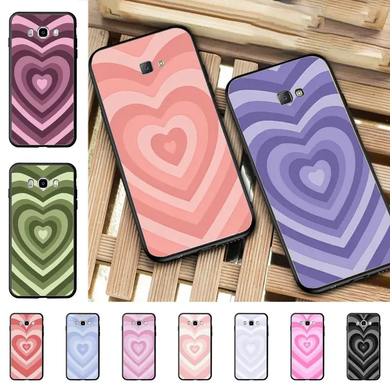 

Love Heart Phone Case for Samsung J 2 3 4 5 6 7 8 prime plus 2018 2017 2016 core