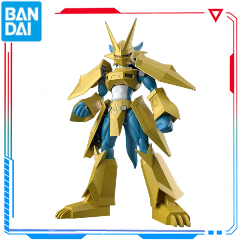 

Оригинальная модель Bandai Digimon из аниме периферийный бутик ручная работа тираннозавр Magna чудовище Золотой доспех Дракон зверь в сборе