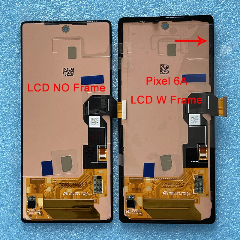 Cena Oryginalny AMOLED Dla Google Pixel 6 Pro 6 Pro Pixel 6A Wyświetlacz LCD Ekran Digitizer Panel Dotykowy Dla Google6 Pixel6 GB7N6 Rama LCD