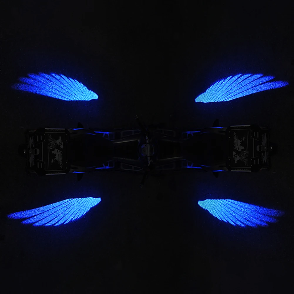 2 шт. водонепроницаемые проекционные лампы с ангельскими крыльями