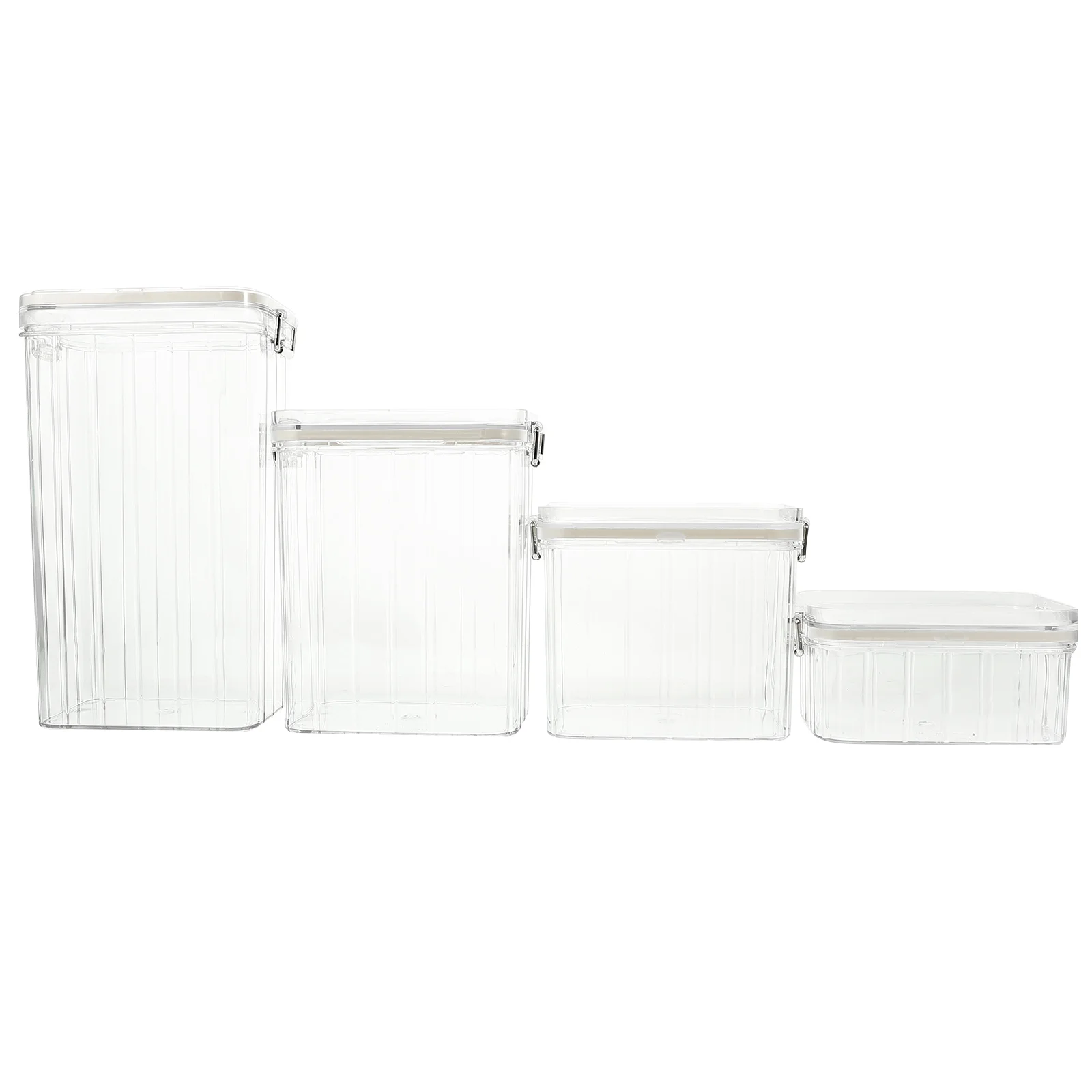 

Stackable Refrigerator Freezer Organizer Food Storage Container Large Capacity Holder Kitchen Supply