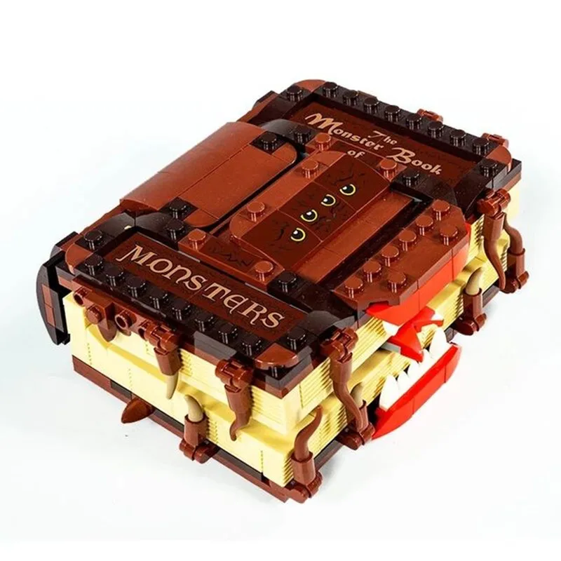 

Harris Monster Book Building Block Magical Knights Phoenixs Books Hedwig Forbidden Forest Brick Toys for Children Gift 30628