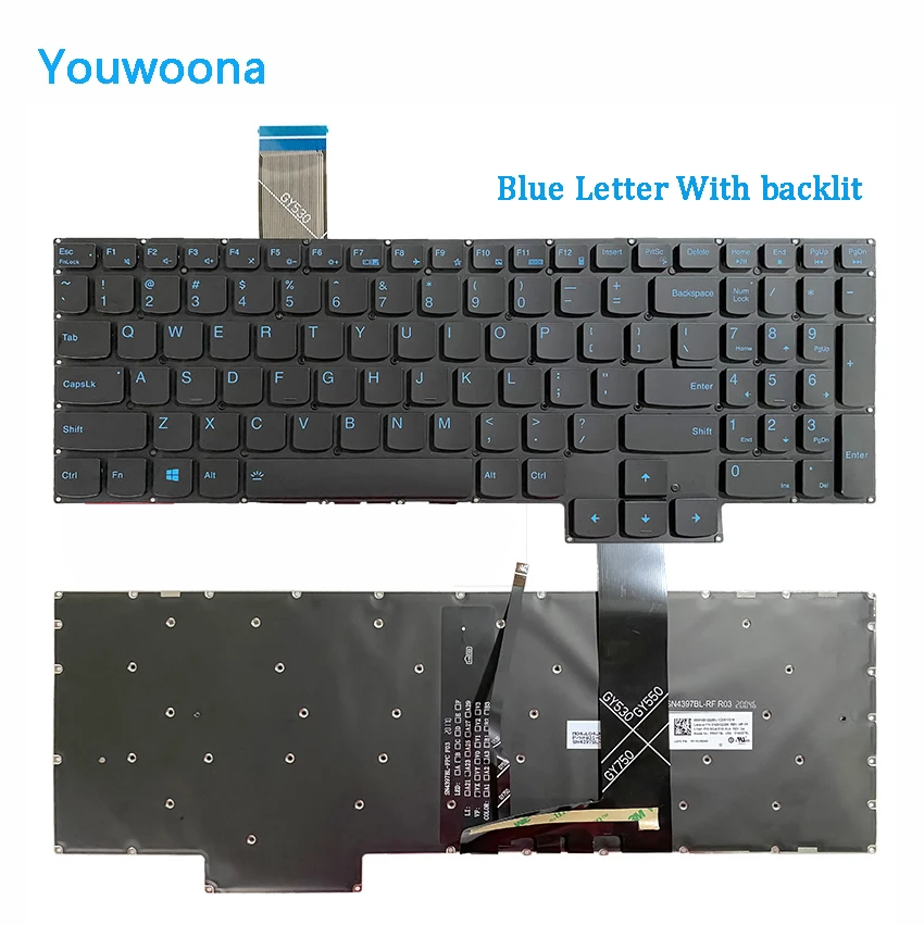 Клавиатура для ноутбука Lenovo Legion 5-15imh05h 15ARH055P 5P-15IMH05 15ARH05H