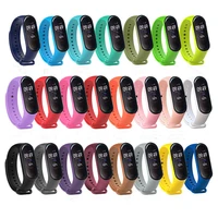 replacement bracelet for xiaomi mi band 3 4 5 6 strap silicone wrist strap for miband 3 4 5 6 wriststrap smart watch band wristb