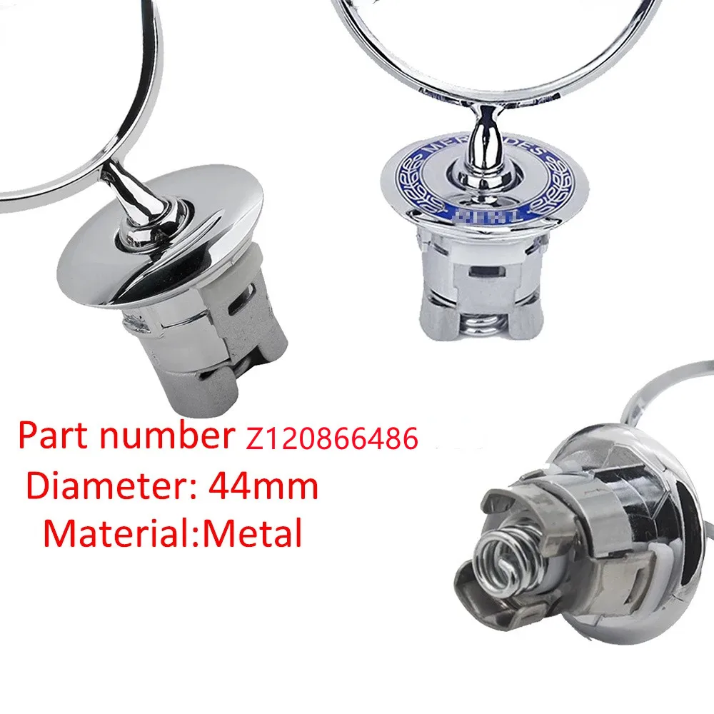 

44mm 3D Metal Blue Chrome Star Bonnet Hood Logo Emblem Badge for Mercedes Benz W202 W203 W204 W208 W210 W220 W221 Car Accessorie