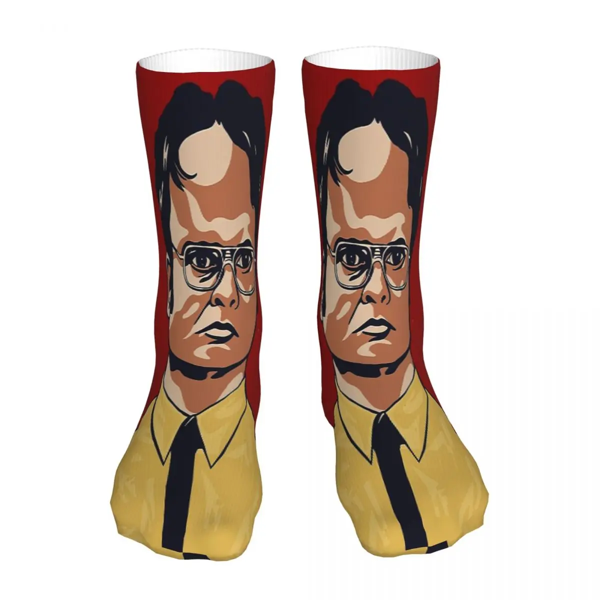 

Dwight Modern Family Sock Socks Men Women Polyester Stockings Customizable Sweetshirt