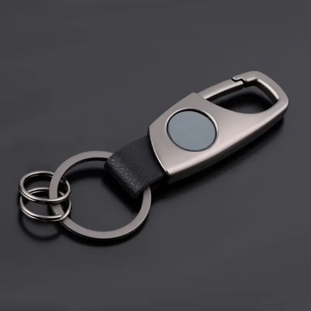 Персонализированный ретро роскошный матовый черный брелок с креативной талией