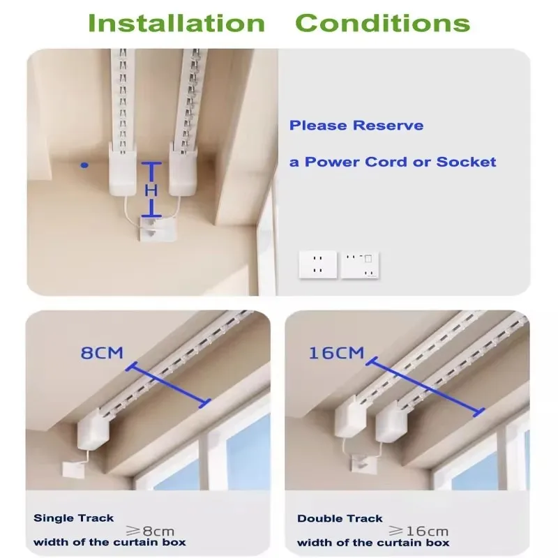 Фото Умный мини-мотор для штор Tuya Zigbee, электрическая автоматическая система для штор, рельс-карниз, поддержка Alexa, Alice, Google Assistant, Smartlife №5
