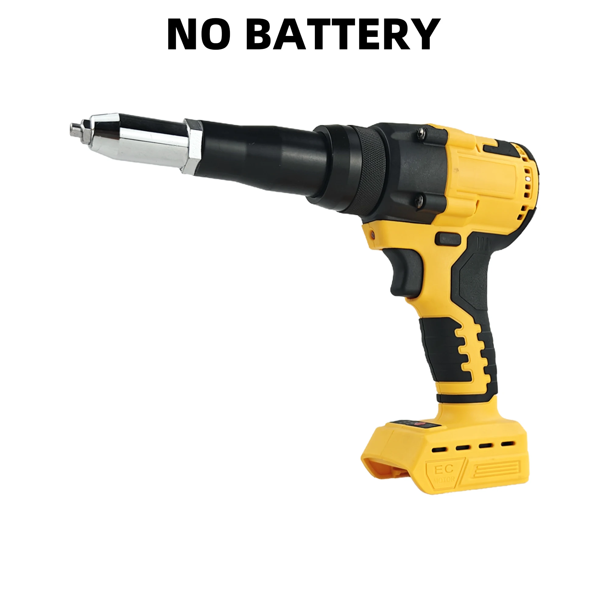 

Бесщеточный электрический заклепочный пистолет 2,4–4,8 мм, автоматический заклепочный ручной инструмент со светодиодной подсветкой (батарейки в комплект не входят)