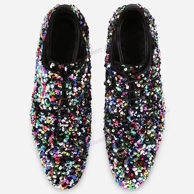 Рисунок 2 - Мужские модельные туфли с блестками