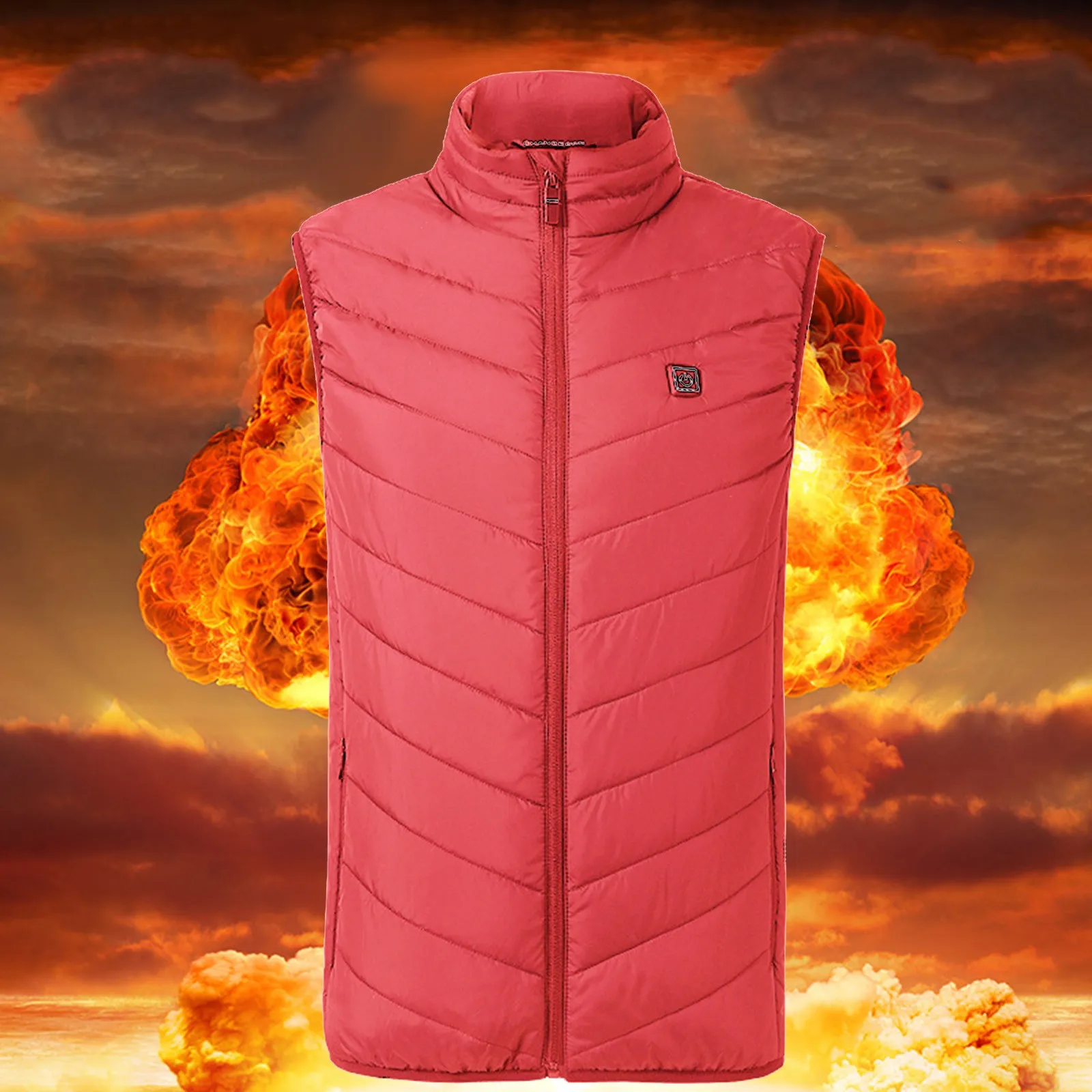 

For Men Jacket Vest Heating Warmer Electric Heated Clothes Outdoor USB And Women Women's Blouse Brand Women Pajamas