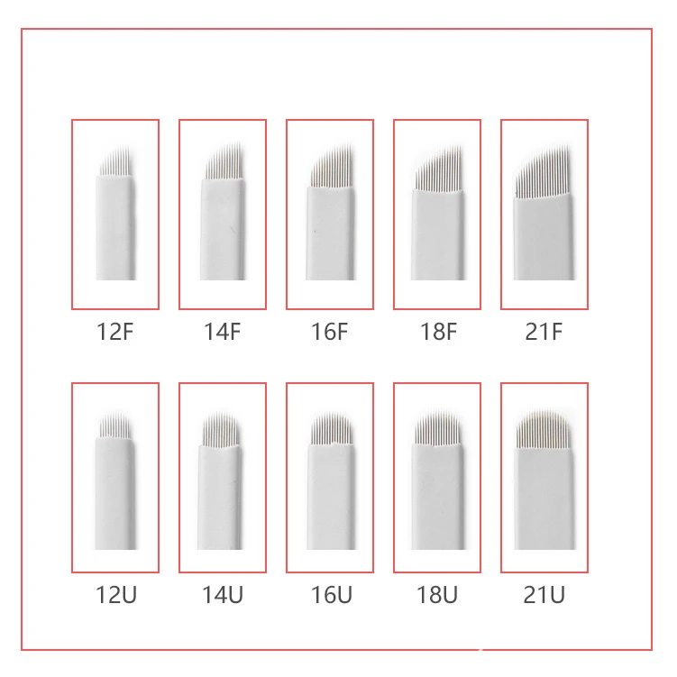 50 шт. иглы для микроблейдинга 0 20/0 25 мм