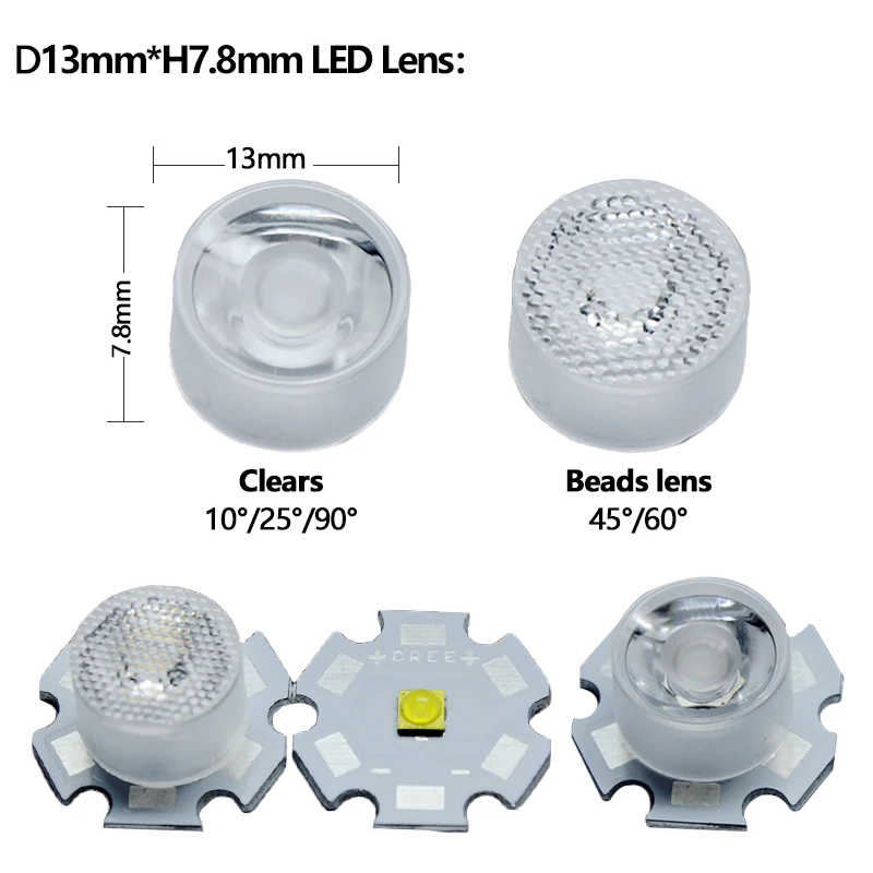 

LED объектив HotRed 13 мм