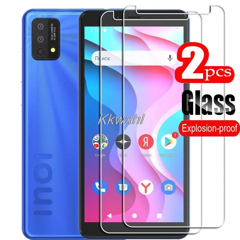 2 шт. для INOI A52 Lite закаленное стекло, Защитная пленка для экрана телефона A52Lite