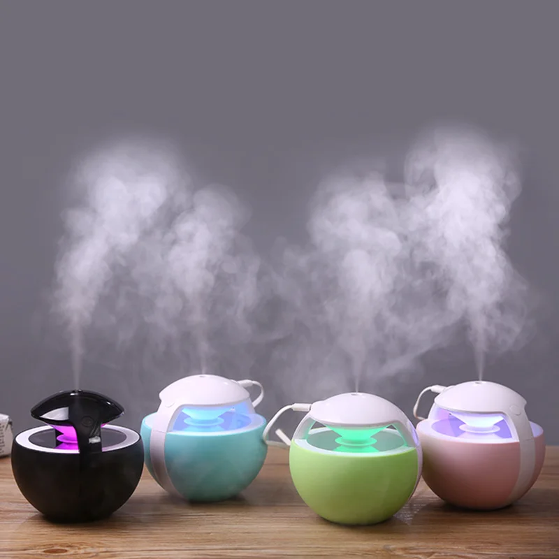 

450ml Ball Shape USB Humidifier For Home Night Wizard Ultrasonic Desktop Mist Maker with LED Lamps Mini Office Air Purifier