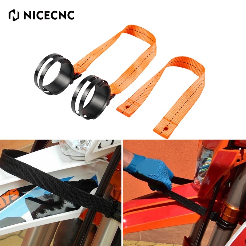 NICECNC для KTM 125-530 200 250 350 450 SX EXC EXCF XCF XCW XC SXF TPI шесть дней 2004-2016 передний задний удерживающий ремешок полный комплект
