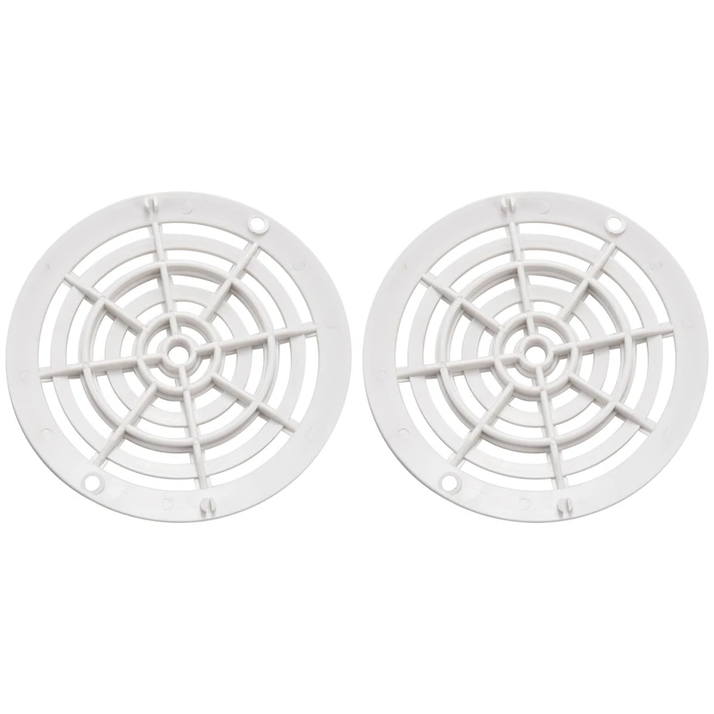 

2X Swimming Pool Water Filter Anti-Corrosion Cover Round Drain Device Screw Abs Floor Drain Cover