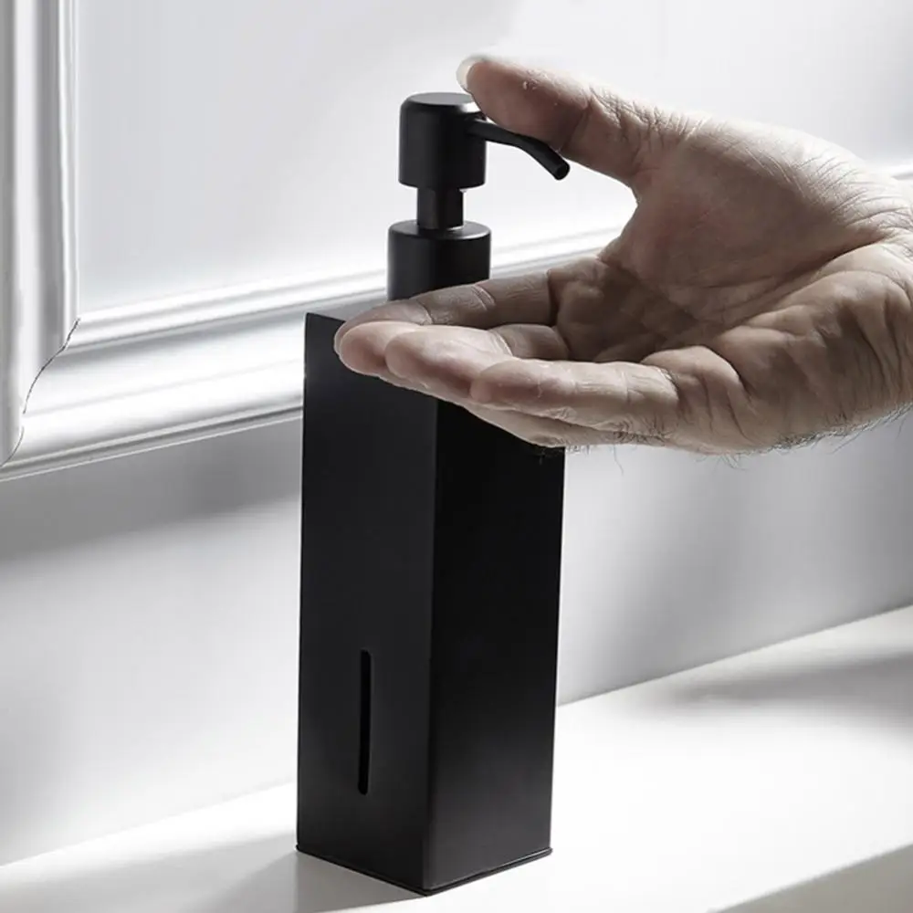 

200ml Portable 304 Stainless Steel Bathroom Wall Mounted Liquid Soap Dispenser