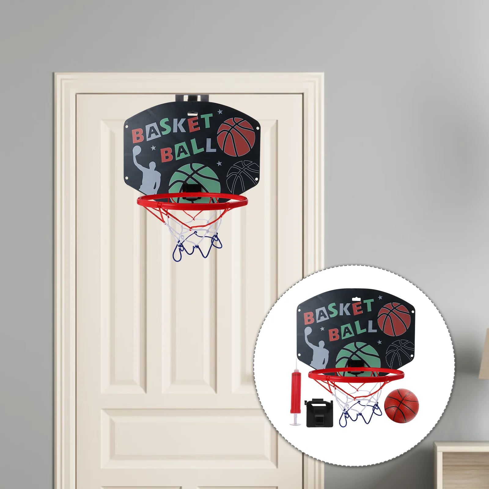 

1 Set of Game Toys Shooting Game Toys Basketball Toys Indoor Basketball Playthings for School