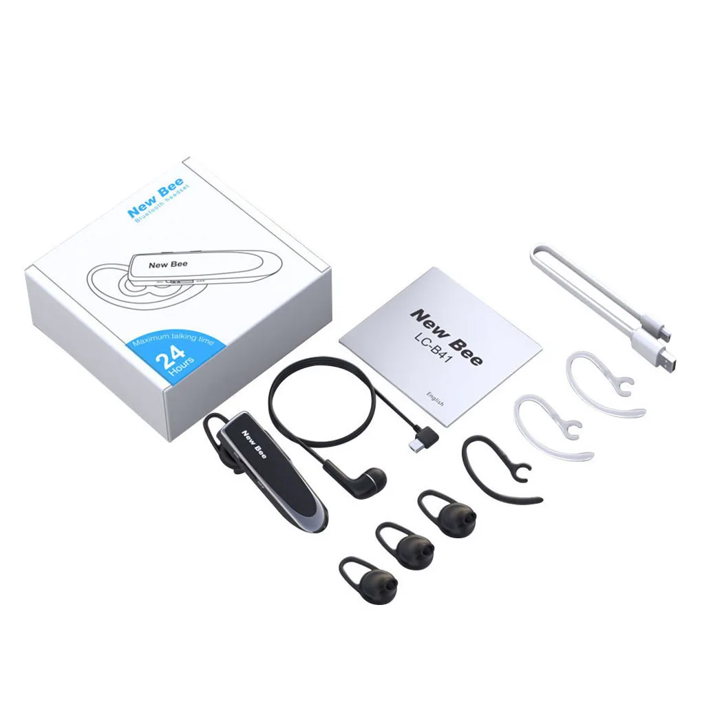 

Link Dream LC-B41 Single Ear Bluetooth 5.0 Headset Noise Cancellation Earphone with Long Standby