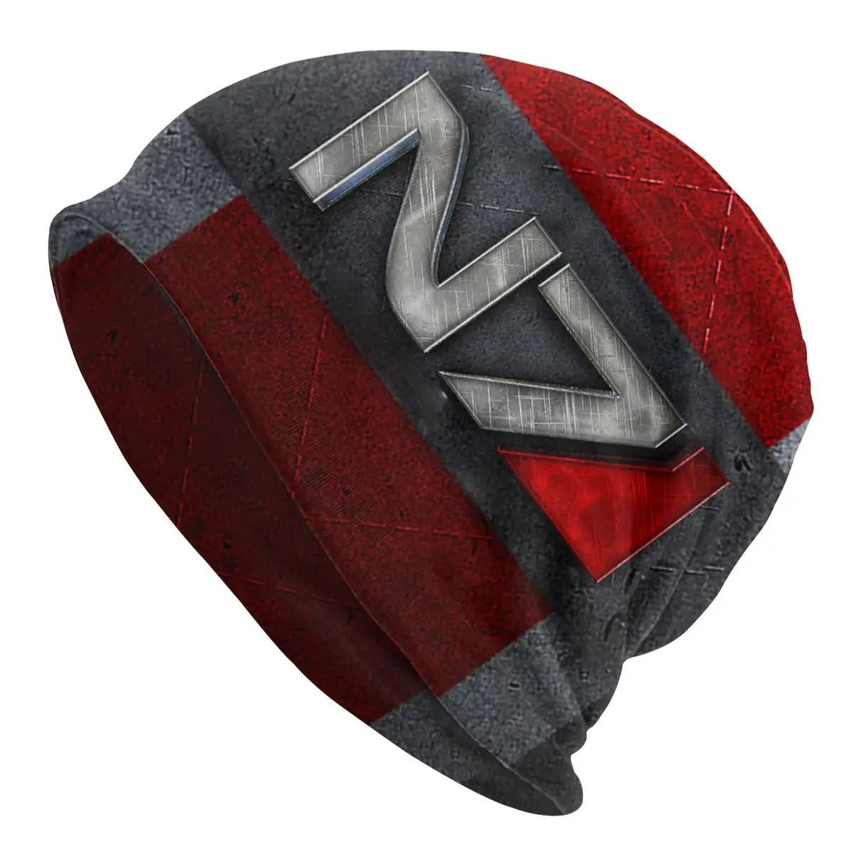 

Mass Effect N7 Bonnet Hat Knitted Hat Hip Hop Outdoor Space Force Splatter Skullies Beanies Hat Men Women Warm Multifunction Cap