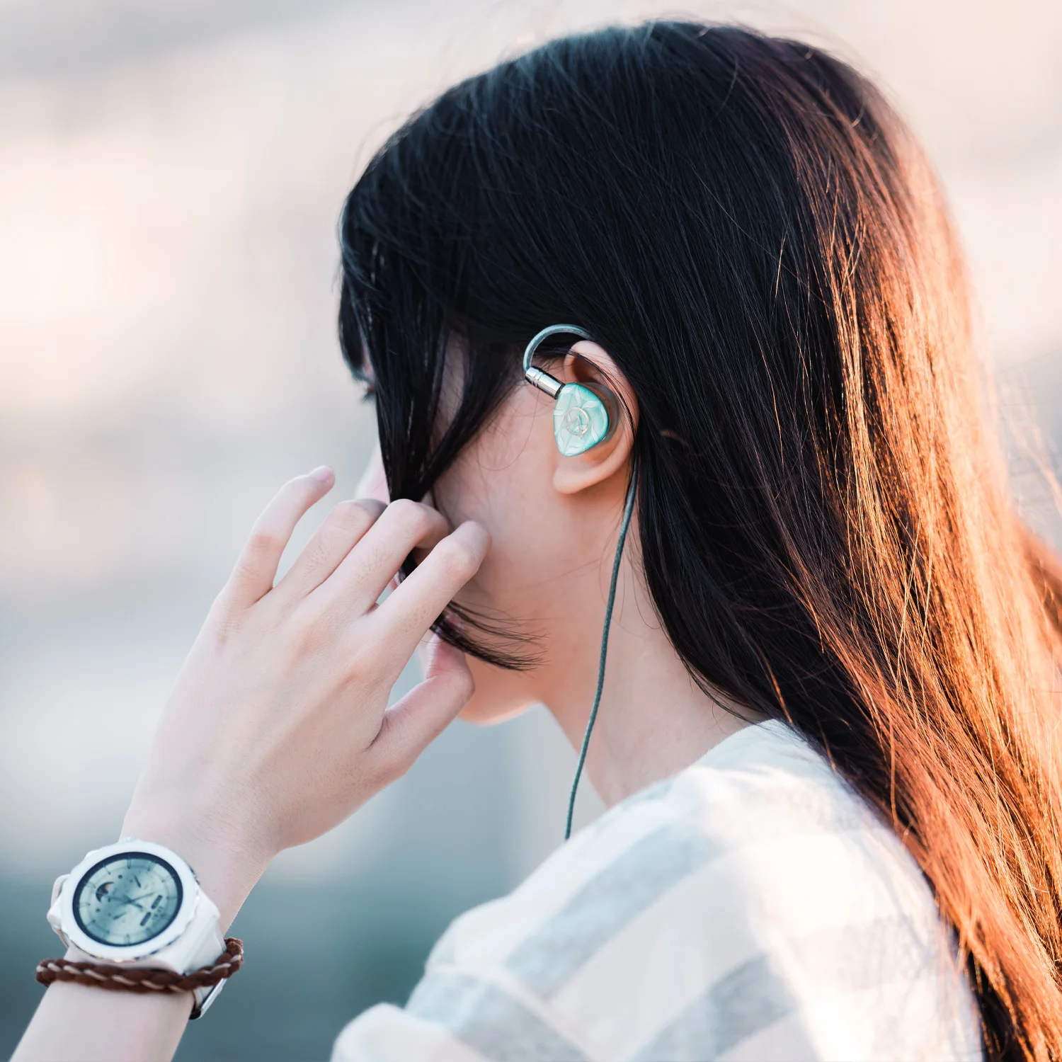 Фото Наушники-вкладыши OPENAUDIO SIREN 1DD + 2BA с разъемом 0,78 2pin 3,5 мм + 4,4 мм №5
