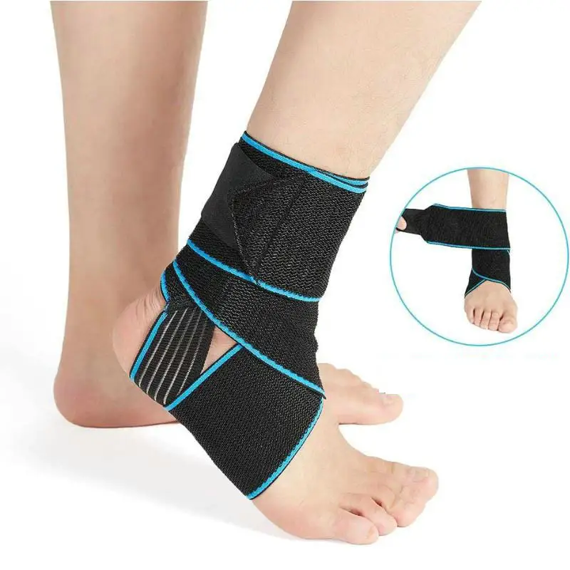 

Bandage Wound Sport Ankle Support Guard Basketball Football Running Protect Sprain Brace Compression Nylon Strap Belt Fitnes