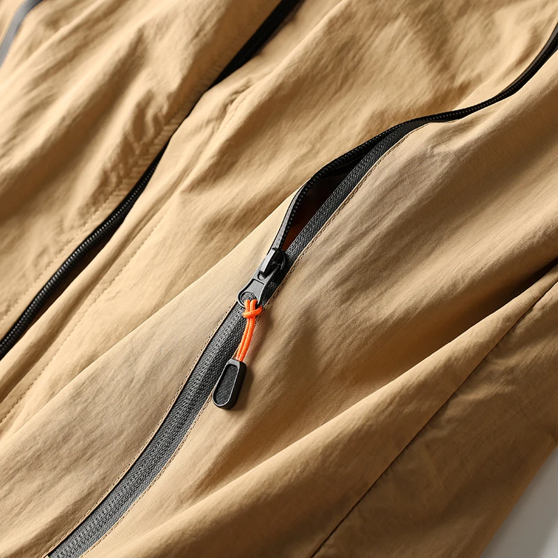 Function Cargo Wind! Waterproof and Breathable! Spring New Men's Outdoor Windproof Hood Jacket |