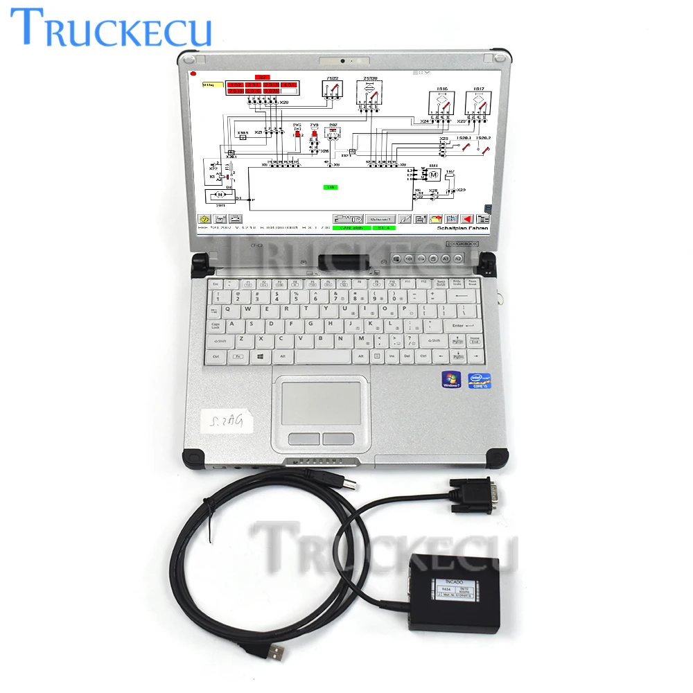 

for Judit Incado Box Forklift Diagnostic Kit Scanner Jungheinrich JUDIT 4 +Thoughbook CF C2 Laptop