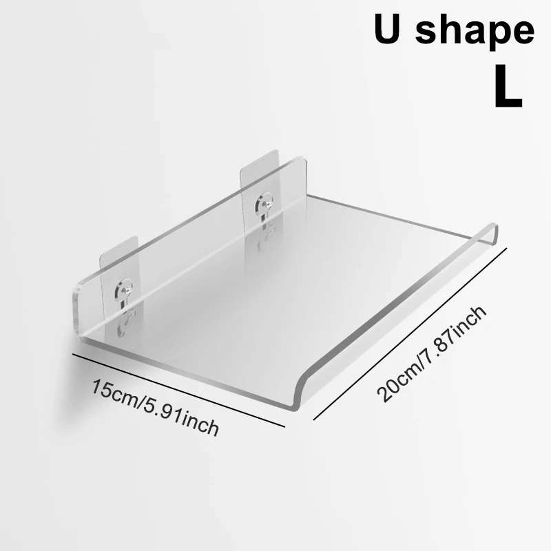 

Прозрачная акриловая настенная полка BIGHSM