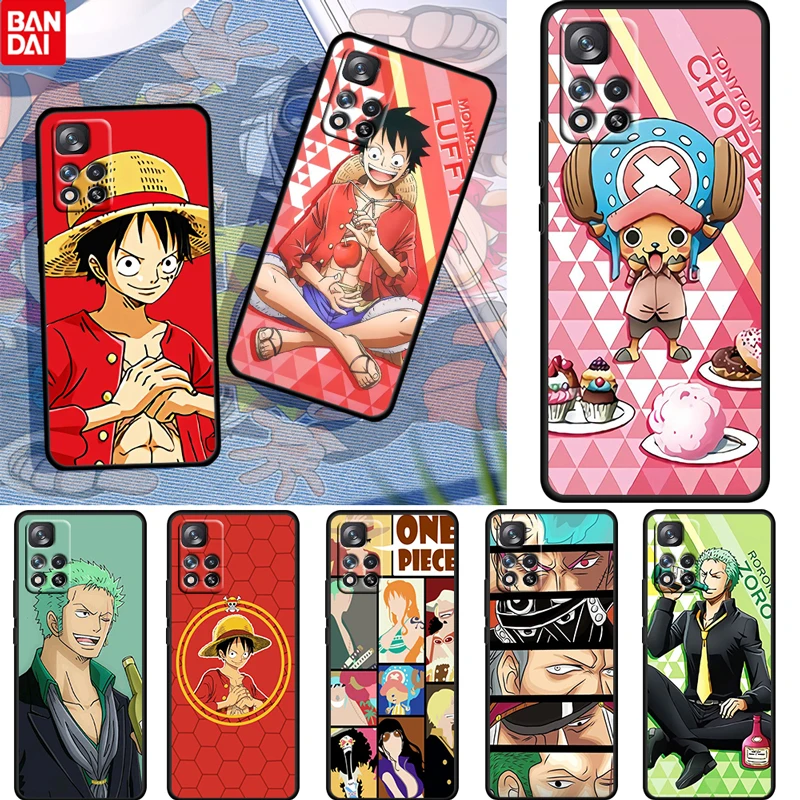 

One Piece Roronoa Zoro For Xiaomi Redmi Note 11 10 11T 10S 9 9S 8 7 6 5 5G 4G TPU Soft Black Phone Case Fundas Coque Capa Cover