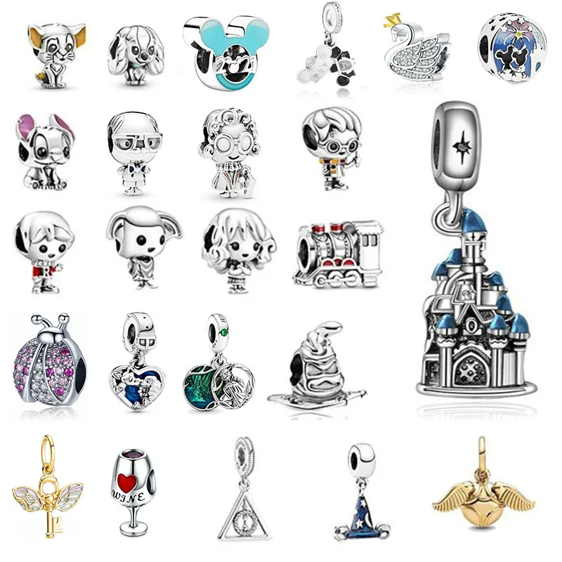 

NEW HOT Sale Series Charms Pottr Beads Fit Original 925 Sterling Silver Pandora Bracelet Bangle Making Fine Jewelry plata charms