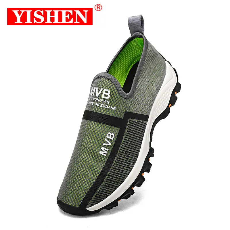 YISHEN Sports Shoes For Men Lightweight Gym Training Athletic Sneakers Breathable Walking Casual Shoes Outdoor Running Sneakers