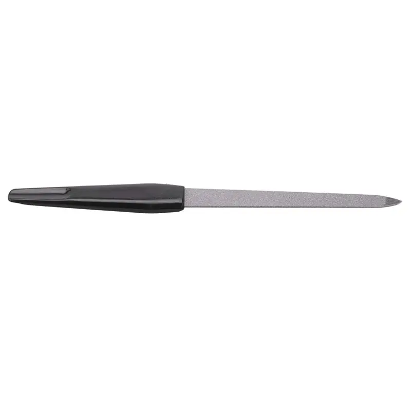 

5Pcs Plastic Handle Metal Double Sided Nail Files Pro Nail File Diy Manicure Pedicure Tool