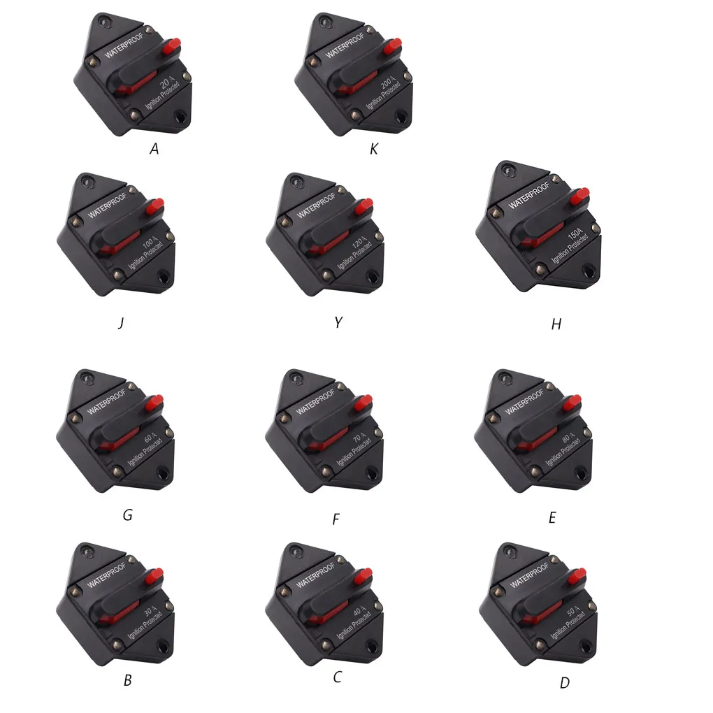 

Автоматический выключатель, профессиональный держатель предохранителя, автоматическое восстановление, удобный износостойкий защитный бл...