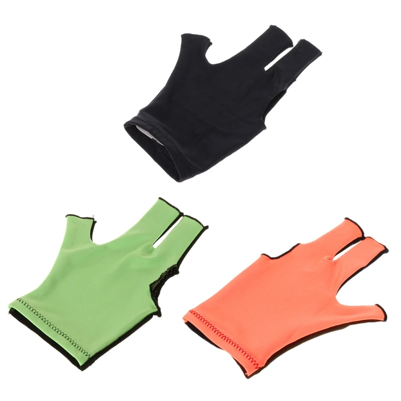 

Indoor Billiard Gloves Pool Left Right Hand Gloves Universal 3 Finger Cue Gloves